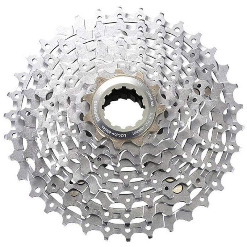 Shimano XT CS-M770 9 Speed Cassette - Shimano HG Splined - 11-34T - 9 Speed