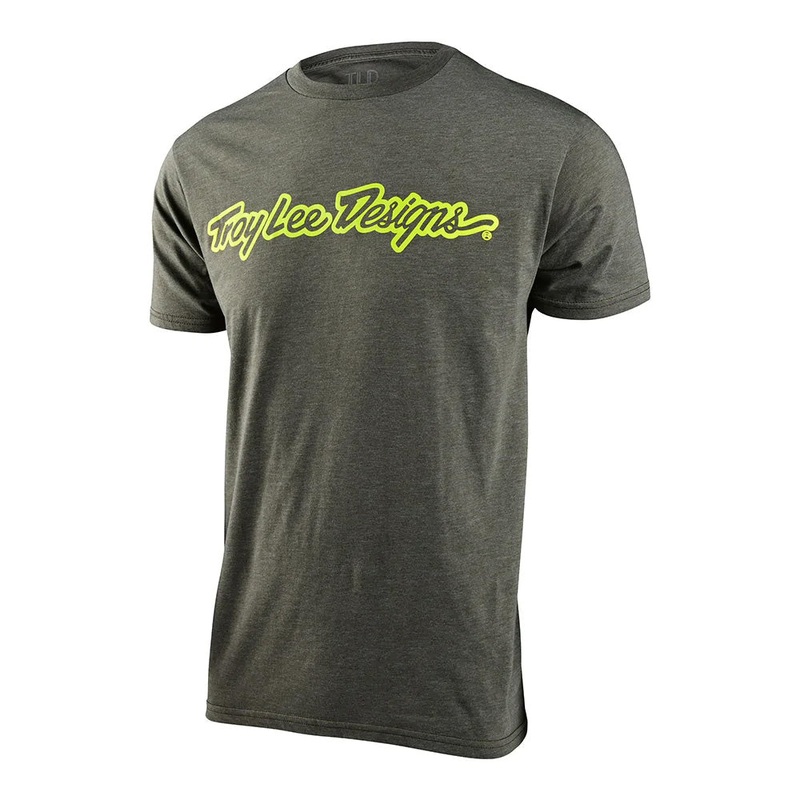 TLD Signature Tee - XL - Olive Heather