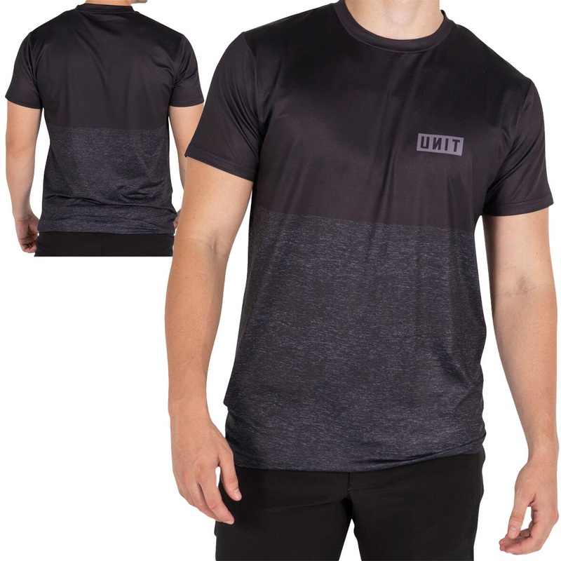 Unit Dual Flex Mens Short Sleeve Jersey - M - Black