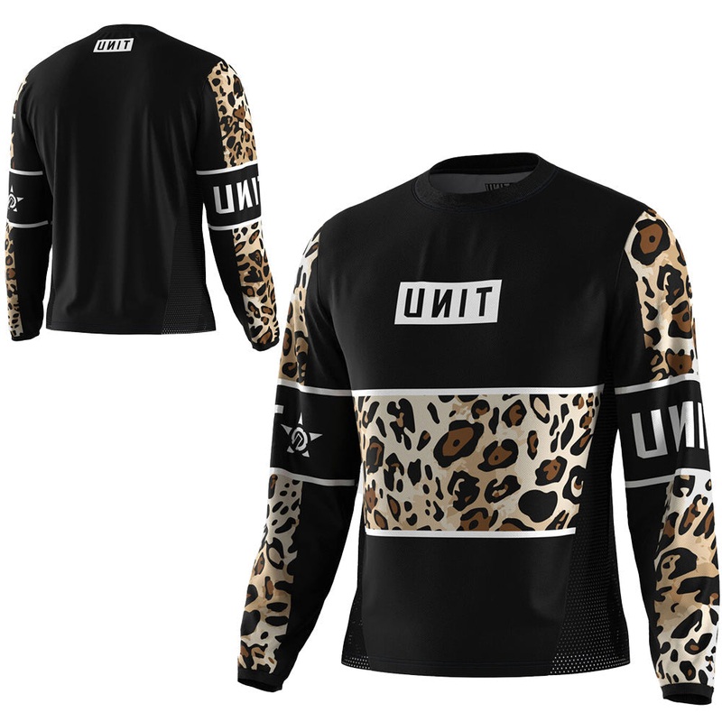 Unit Pride Kids Long Sleeve Jersey - Kids M - Leopard