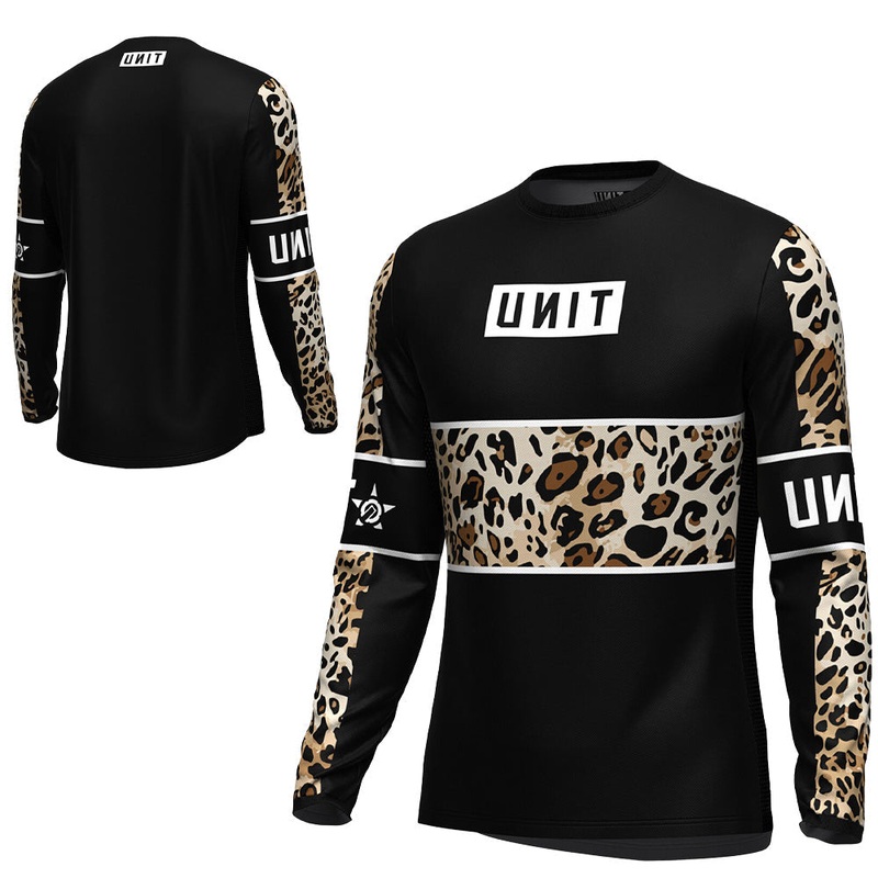 Unit Pride Youth Long Sleeve Jersey - Youth S - Leopard