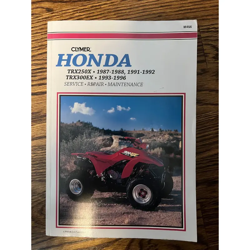 Clymer Service Manual - Honda 87-88, 91-92 TRX250X & 93-96 TRX300EX