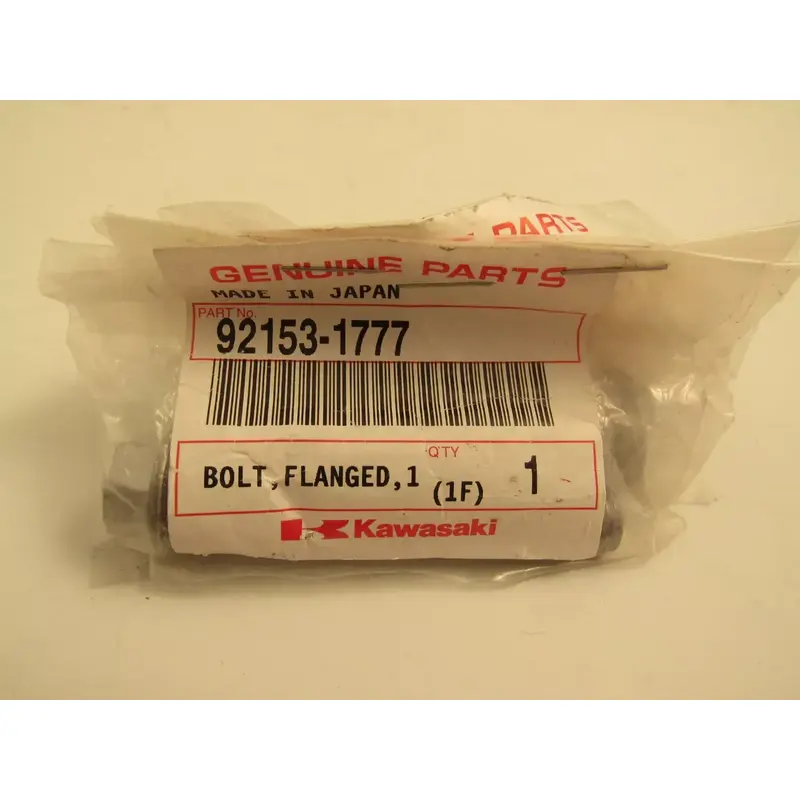 (1) Genuine Oem Kawasaki Flanged Bolt 10x60 92153-1777 Brand New NOS