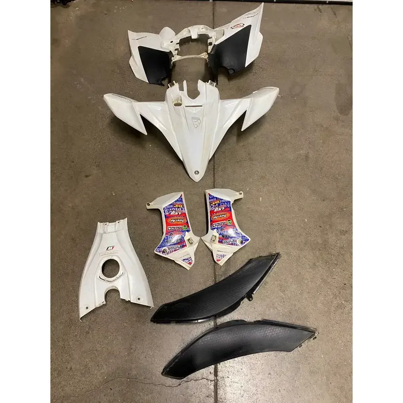 2009-2013 YFZ450R WHITE OEM Yamaha Full Plastics Set Front Rear Sides Plastics