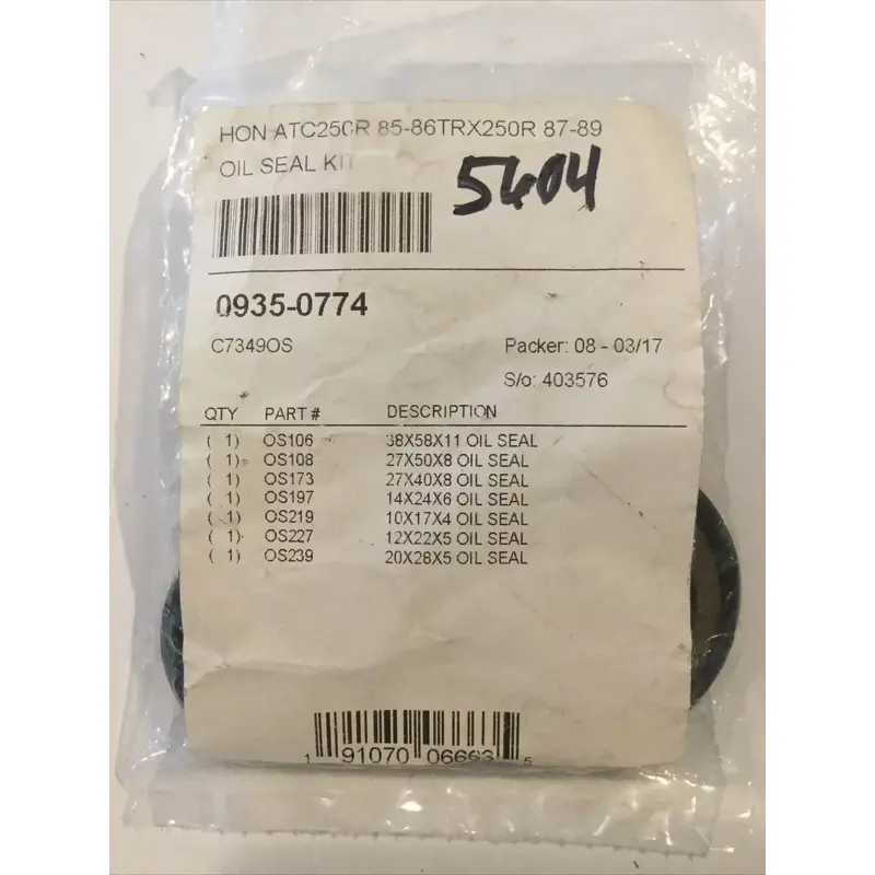 MOOSE RACING COMETIC ATV OIL SEAL SET HONDA ATC250R 85-86 TRX250R TRX 250R