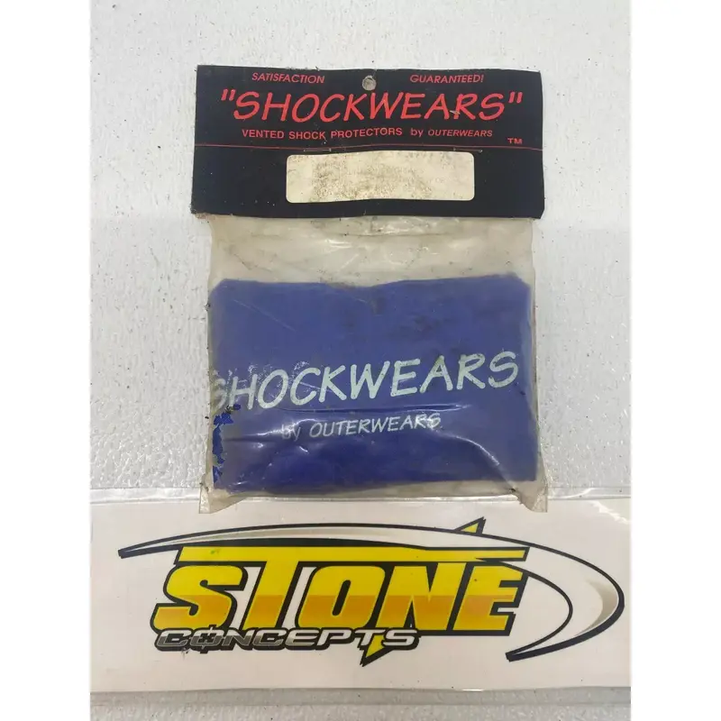 Outerwears Shockwears Shock Cover FRONT 9" SET OF COVERS BLASTER BLUE