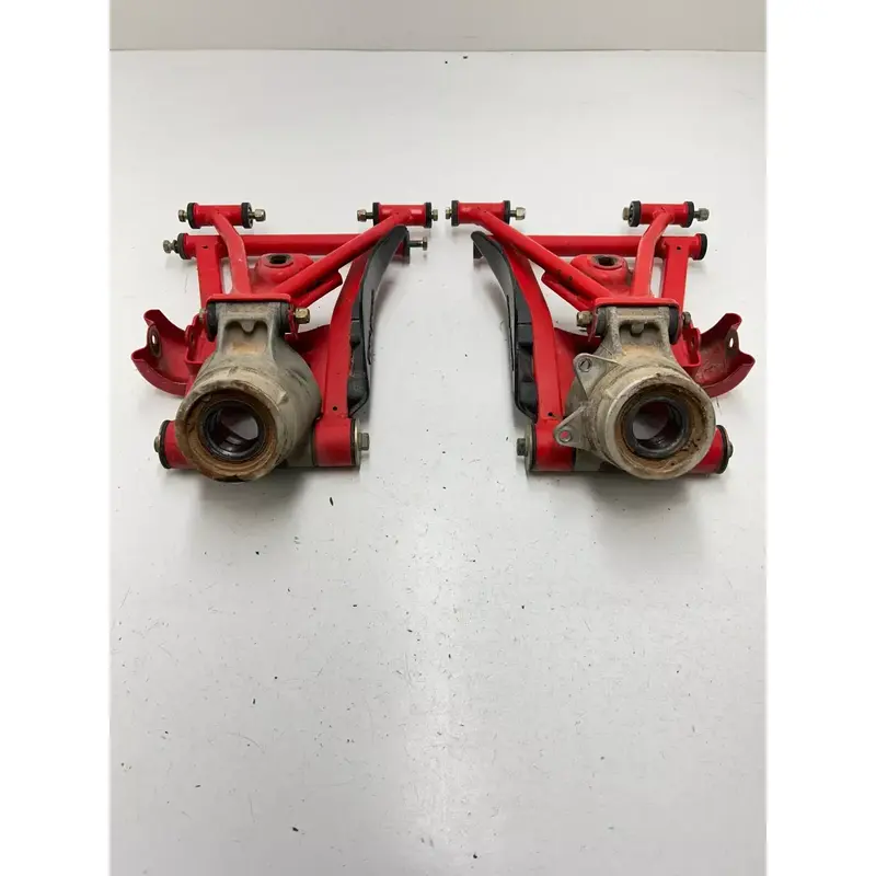 04 2004 Polaris Sportsman 500 HO 4x4 OEM Red A Arms Hub Control Knuckle Spindle