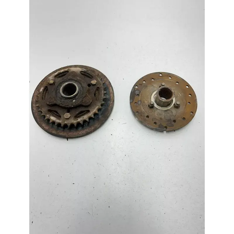 2001 01 Polaris Scrambler 400 2x4 OEM GOOD SPLINES Disc Brake Rotor Hub Sprocket