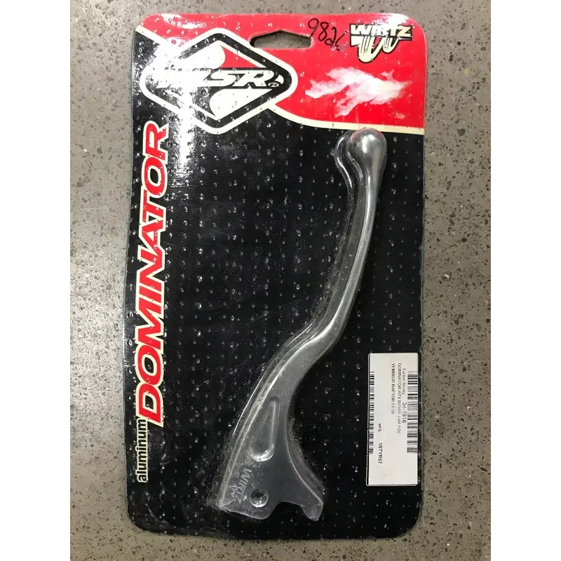 MSR BREAK LEVER RH WIRTZ DOMINATOR POLISHED ALUMINUM HANDLE YFM660R RAPTOR 01-02