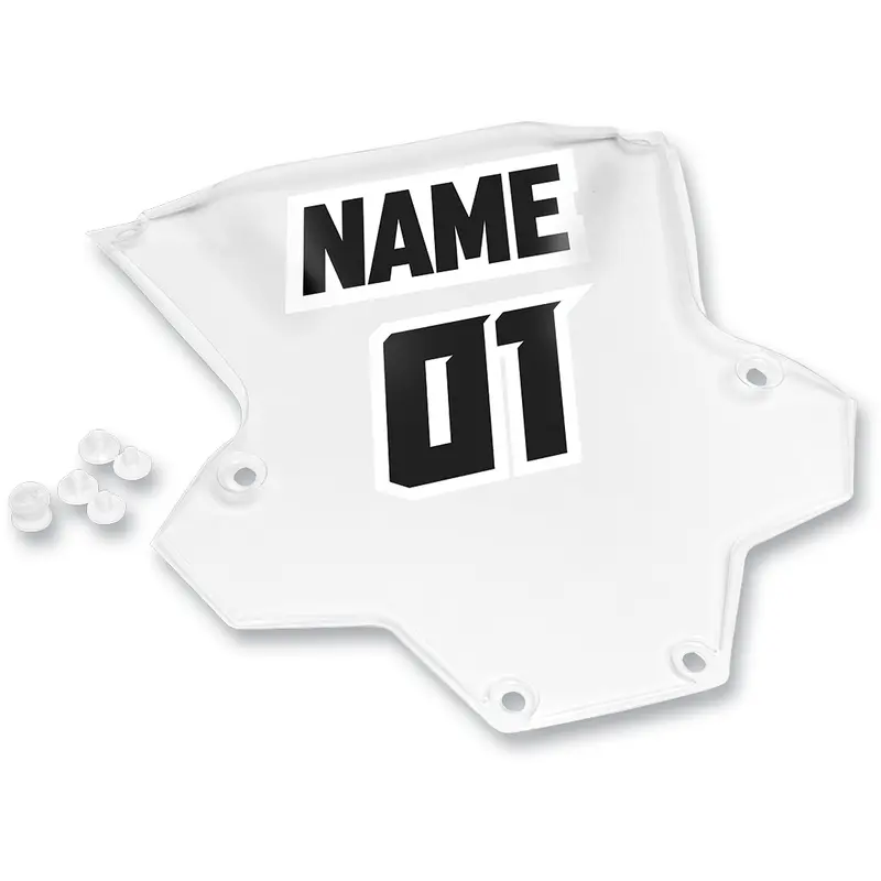 Thor Sentinel XP Roost Deflector Clear Number Plate