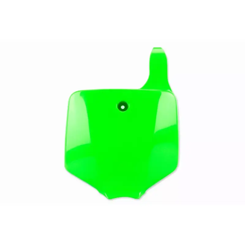 UFO Green Front Number Plate for KLX110, KX65, RM65 KA03732-026