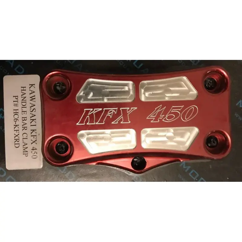 08-14 KAWASAKI KFX450R KFX 450 R 450R BILLET ALUMINUM BAR CLAMP HANDLEBAR HANDLE