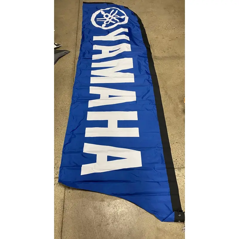 YAMAHA ATV DIRT BIKE ADVERTISING BOW FLAG SWOOP PIT RACE TRACK WIND BANNER