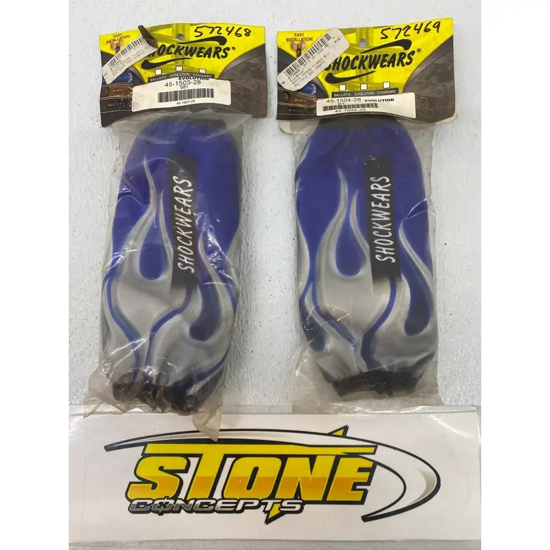 OUTERWEARS SHOCKWEAR PAIR FRONT & REAR SHOCK COVERS LT80 SUZUKI LT-80 QUADSPORT