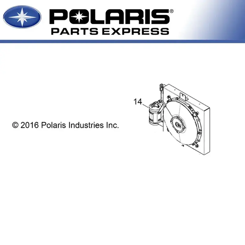 POLARIS RANGER BRUTUS COMPRESSOR-AIR 2413722 NEW OEM