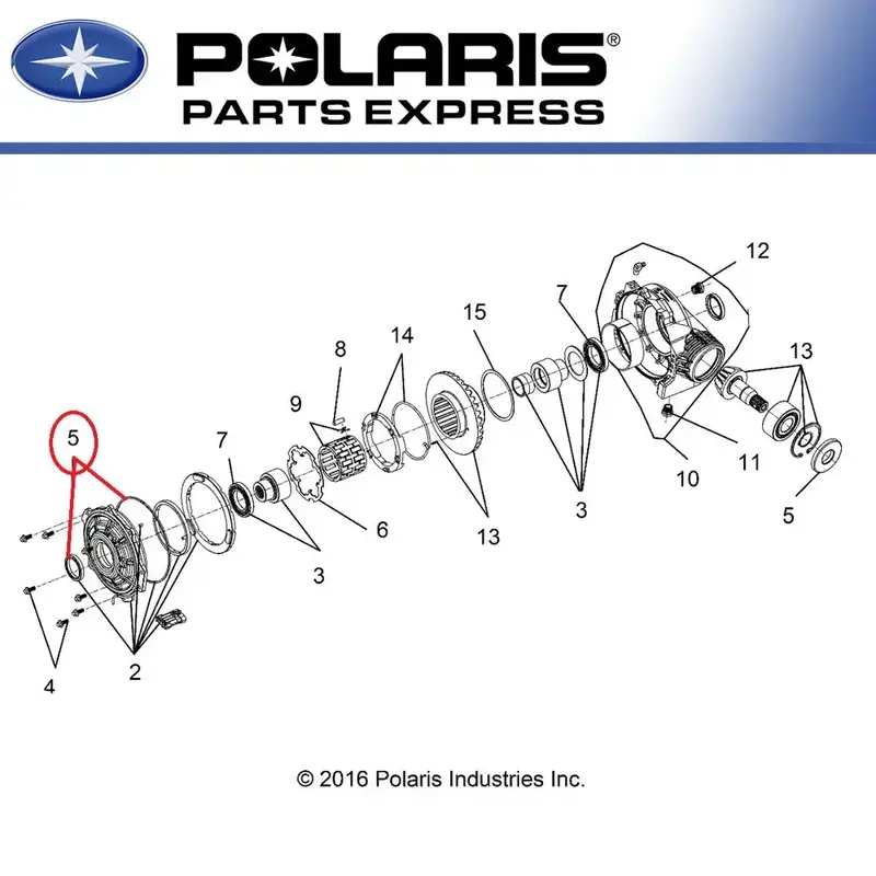 POLARIS COMPLETE SEAL REPAIR 2017 - 2019 RZR GENERAL 1000 EPS 3236047 NEW OEM