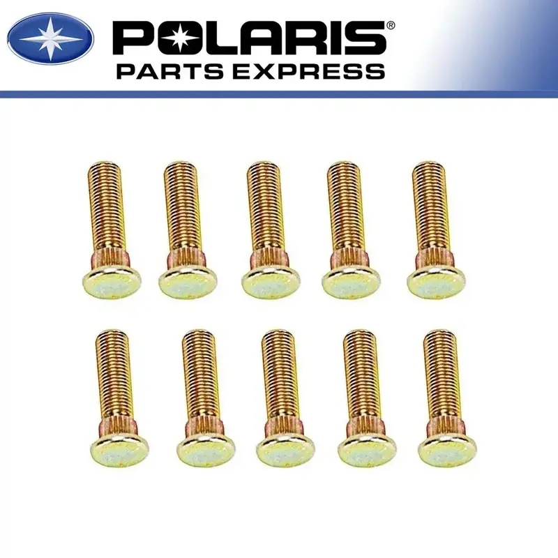 NEW POLARIS RZR 570 800 900 XP ACE SPORTSMAN REAR WHEEL STUD 10 PACK 7518378 OEM