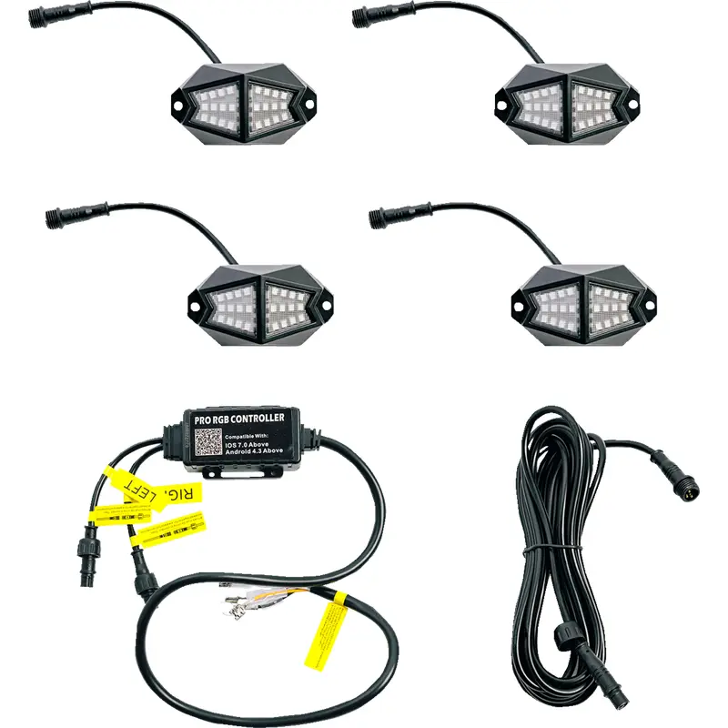 Whipitlightrods 4 Pod Rock Light