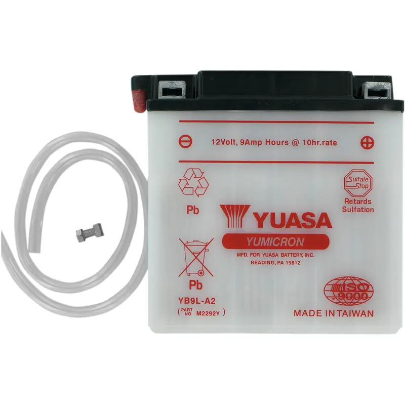 Yuasa Battery - YB9L-A2 Yamaha/Kawasaki