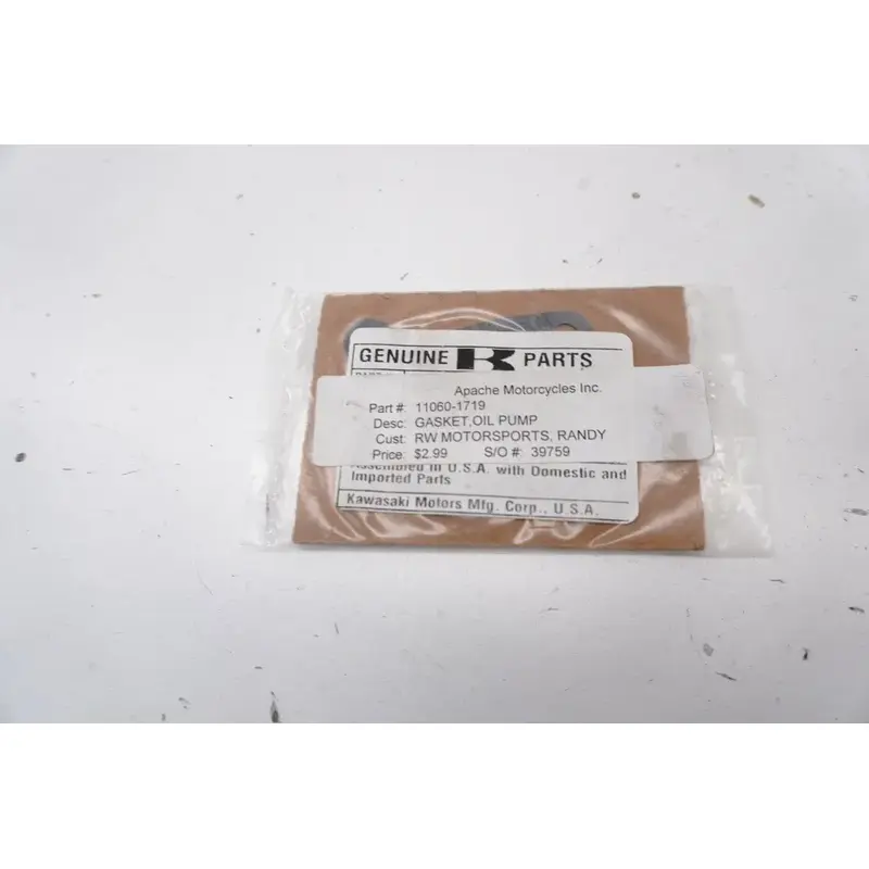 Bayou 300 4x4 Oil Pump Gasket OEM Kawasaki 1996-2004 M17