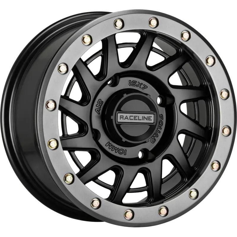RACELINE SQUAD BDLK WHEEL 15X7 4/156 5 2( 10MM) BLK/GUNMETAL