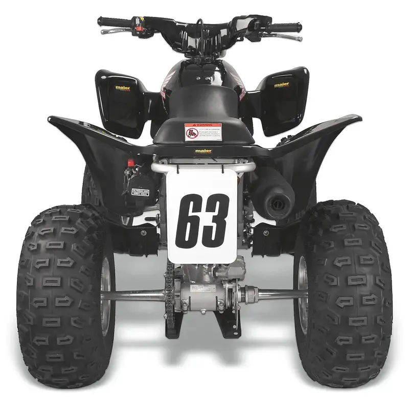 MAIER Fits Universal Number Plate - 7" X 10" - White 509911
