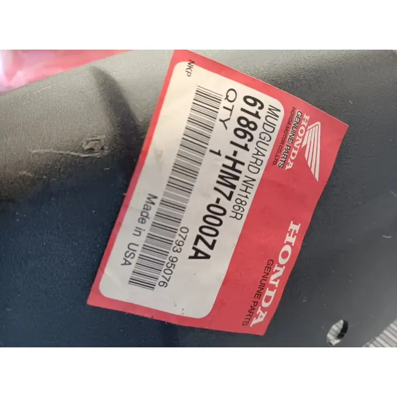 NOS Fender Mud Guard TRX400 TRX450 Foreman 95-96 OEM Honda 61861-HM7-000 ZA