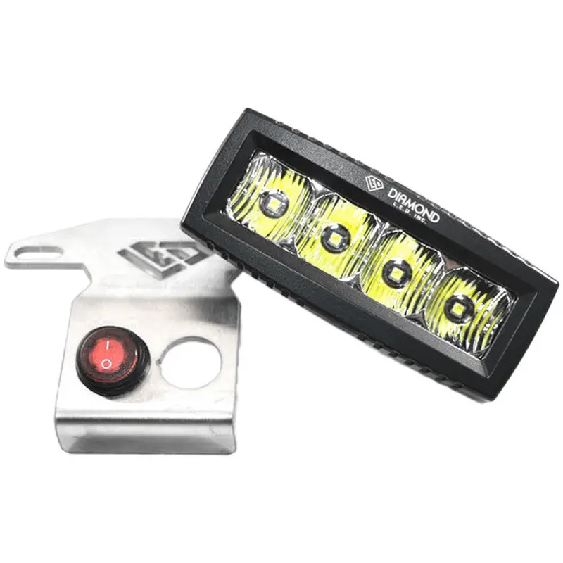 DIAMOND LED MOTORCYCLE LIGHT BAR W/BATTERY UNIVERSAL