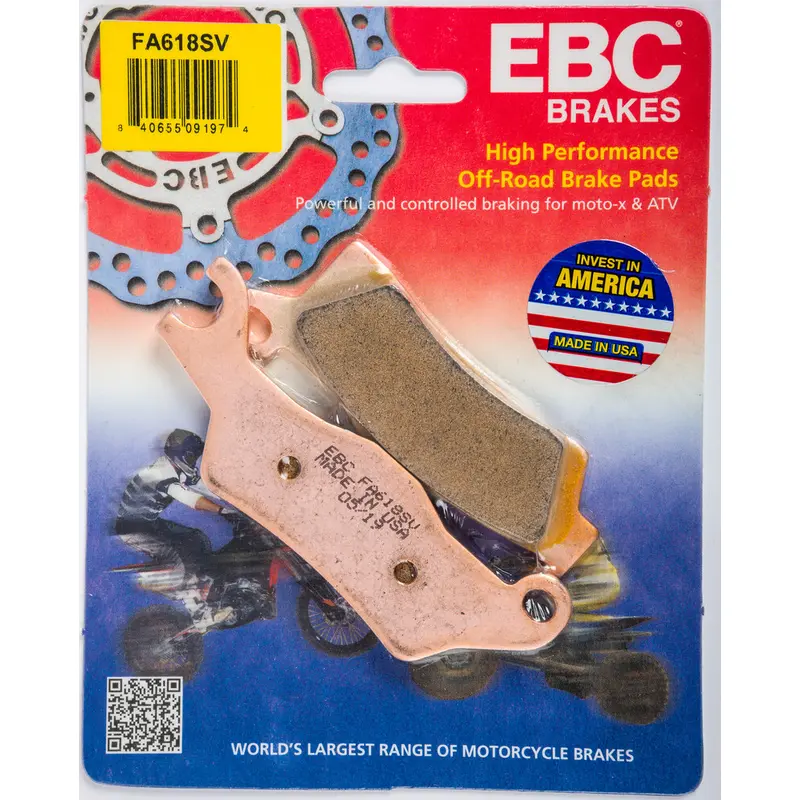 EBC BRAKE PADS FA618SV SEVERE DUTY SV SERIES