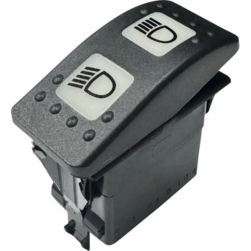 Custom dynamics Non-Interrupting 3-Position Lighted Rocker Switch - Shark Demon 2
