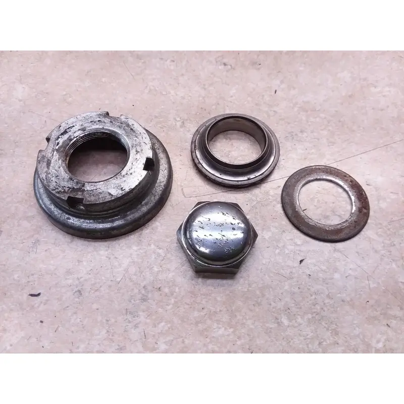 Honda 350 SL SL350 Moto Sport OEM Steering Stem Nut Hardware 1972 VTG ANX-B225