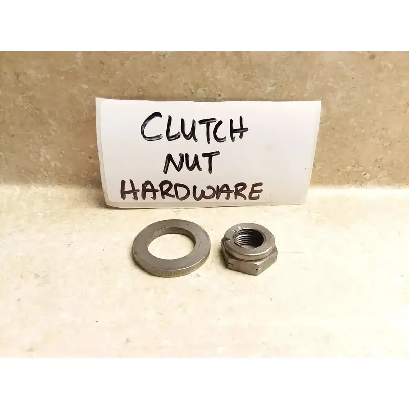 VTG 1971 Triumph Trophy 500 T100-C Engine Clutch Nut & Washer Hardware PJ-9