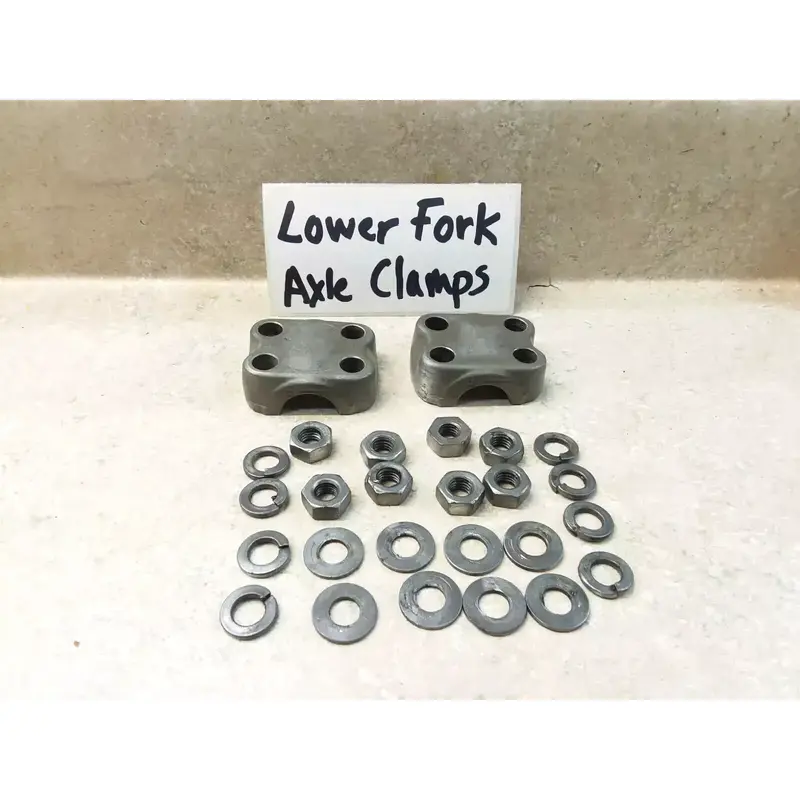 VTG 1972 1973 Honda XL250 XL 250 Lower Front Fork Axle Clamp Left & Right PJ-4