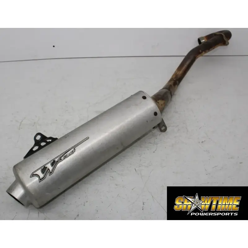 06-12 HONDA TRX450R WMX4 EXHAUST PIPE MUFFLER SLIP ON CAN SILENCER MID PIPE