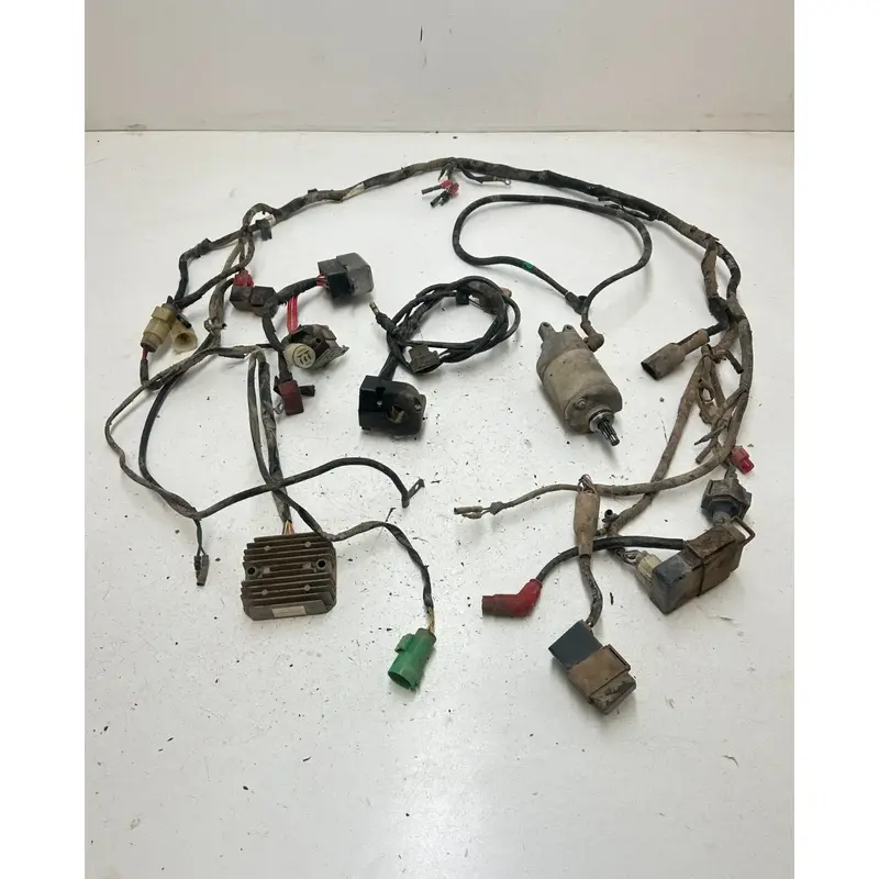 87 1987 Honda Fourtrax Trx 350 TRX350 OEM Wiring Harness Loom ECU CDI Sensor 