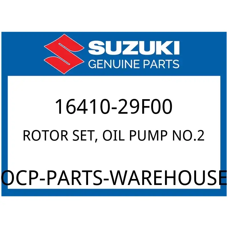 Suzuki OEM Part 16410-29F00 ROTOR SET OIL PUMP NO.2