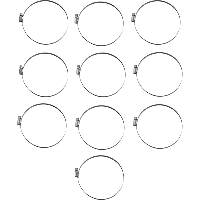 Parts unlimited Embossed Stainless Steel Hose Clamps