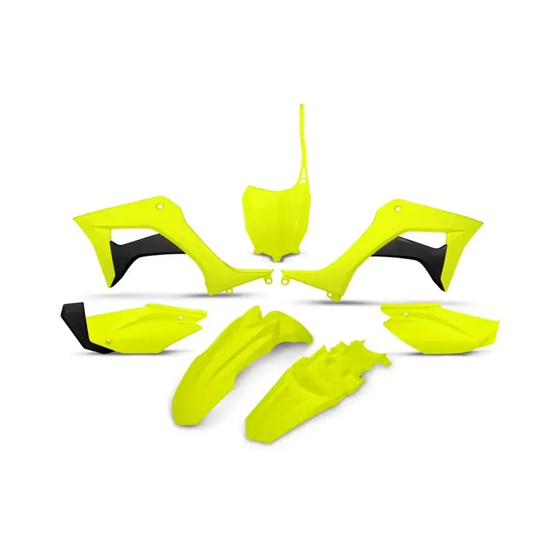 UFO Flo Yellow Plastic Kit for Honda: CRF110F (2019-2023)