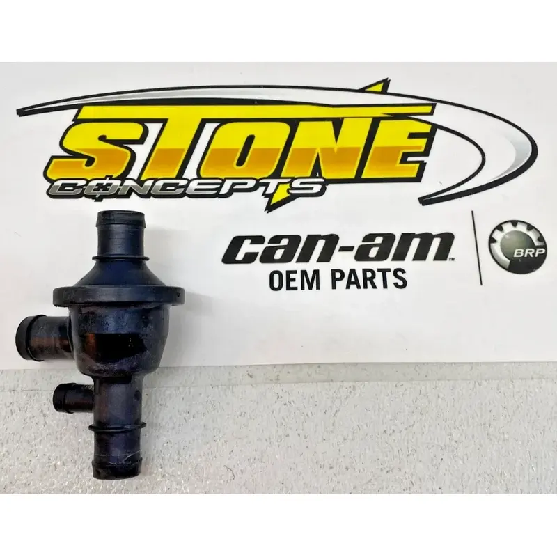 17-21 Can-Am Maverick X3 Turbo R GENUINE Radiator Thermostat Housing OEM Coolant