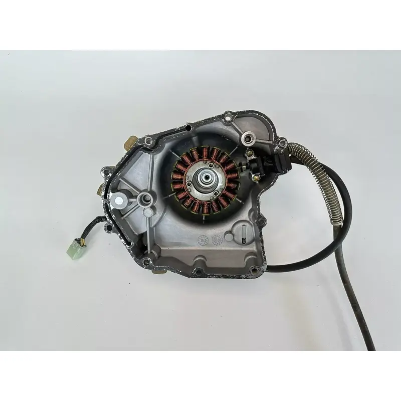 USED OEM 06-07 POLARIS 200 SAWTOOTH / 05-14 PHOENIX STATOR & RIGHT ENGINE COVER