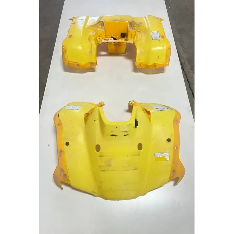 05 2005 Honda Rancher 350 TRX350ES 4x4 OEM Yellow Plastics Front Rear Fender Bod