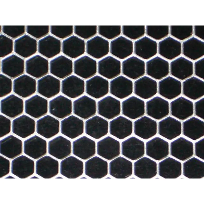 HELIX ALUMINUM MESH SHEET 18" X 18" HONEYCOMB