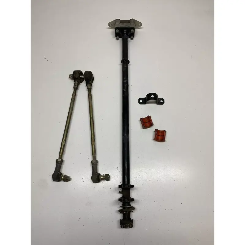 1994 94 Polaris Trail Boss 400 4x4 Steering Shaft Tie Rods Guide Mount Free Ship