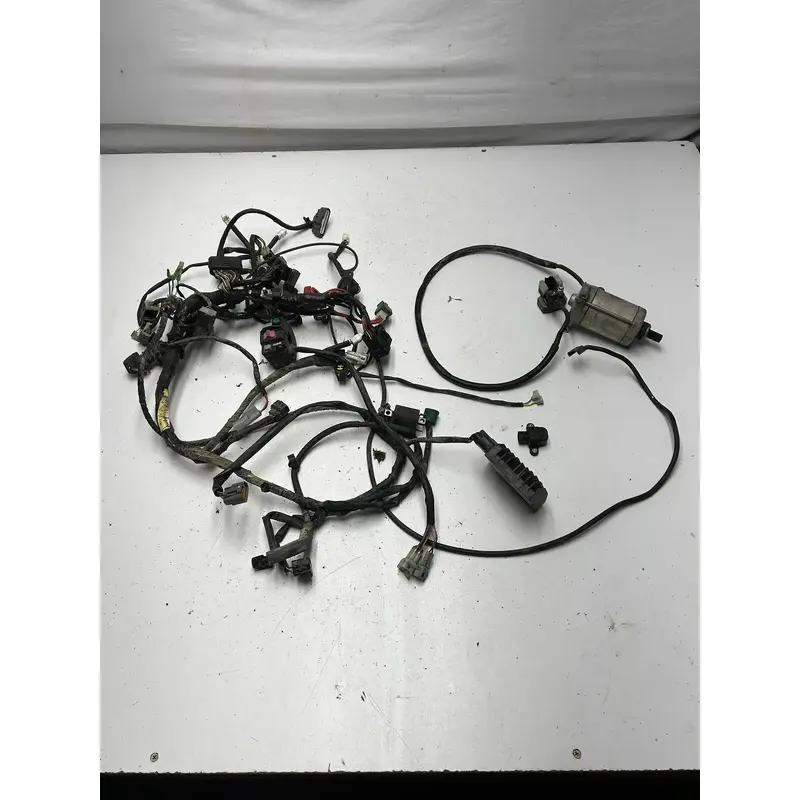 2008 08 Yamaha Grizzly 700 4x4 YFM700 OEM Wiring Harness Loom Starter Ignition