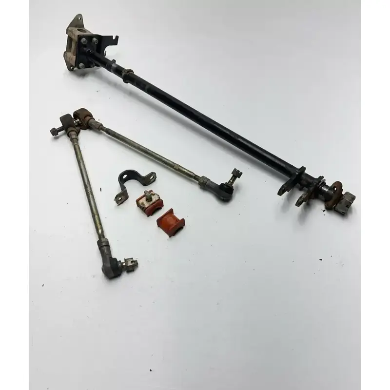 1994 94 Polaris Trail Boss 400 4x4 OEM LOT Steering Shaft Tie Rods Guide Mount