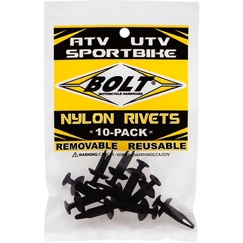 Bolt Hardware M6 Screw Rivet Kit Yamaha