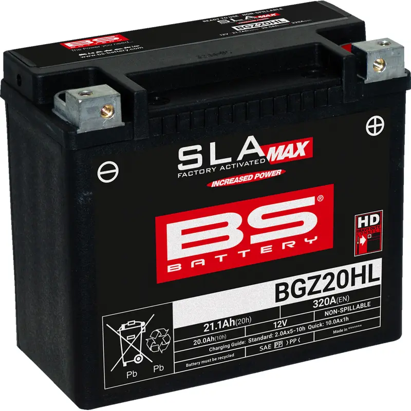 SLA MAX Factory- Activated AGM Maintenance-Free Battery