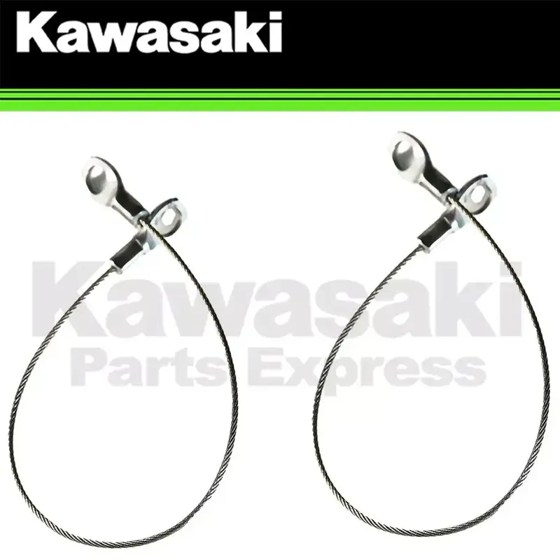 NEW 2005-2016 GENUINE KAWASAKI TAIL GATE HOOK WIRE PAIR MULE 600 610 53045-0006