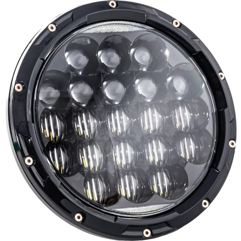 LETRIC LIGHTING CO 7" LED MULTI-MINI BLACK W/ MNT ADAPTER
