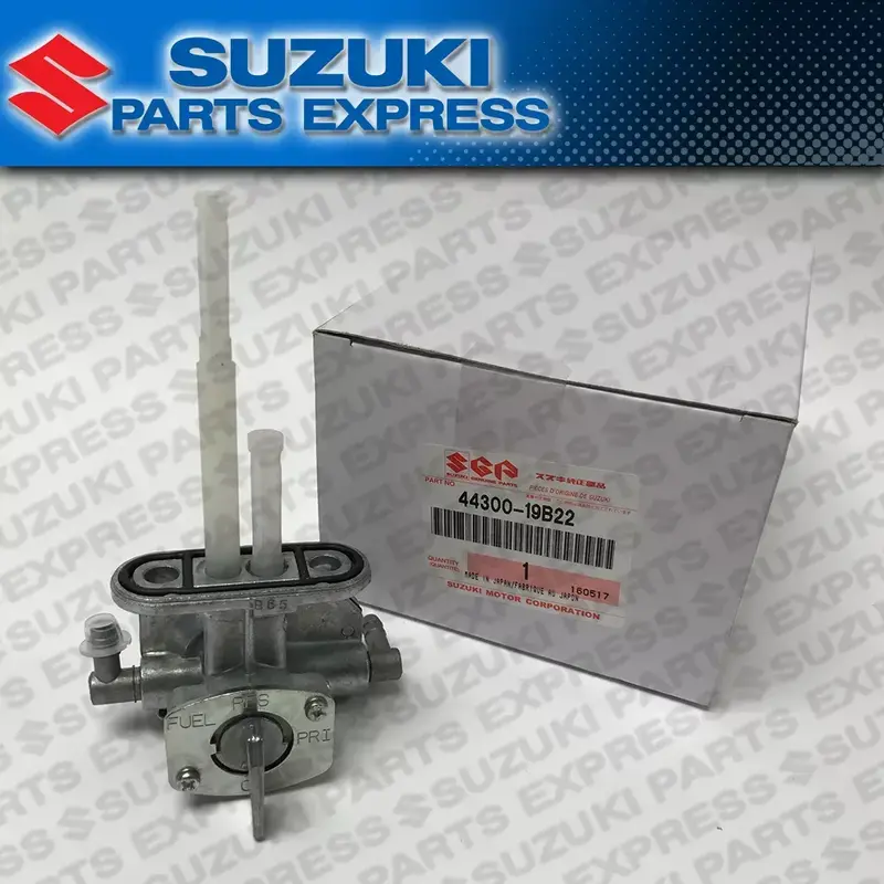 NEW SUZUKI OEM FUEL PETCOCK TAP LT-F250 QUADRUNNER LT-F300 KING QUAD 44300-19B23